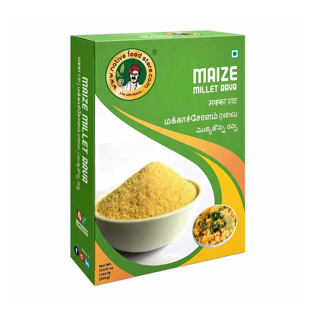 Native Food Store Maize Millet Rava 1kg
