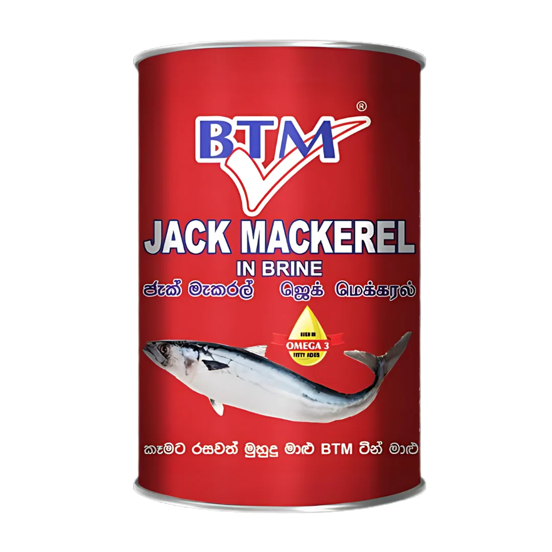 BTM Jack Mackerel in Brine 425g