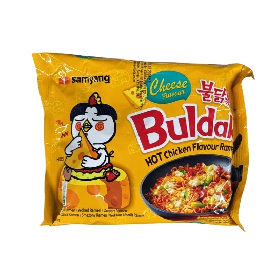 Samayang Cheese Flavour Buldak hot chicken flavour ramen