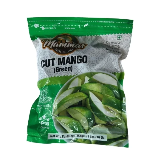 Mammas frozen cut mango green
