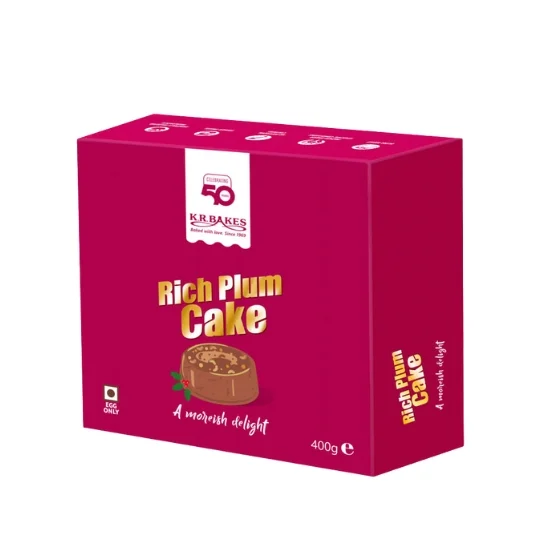 KR bakes rich plum cake 400g
