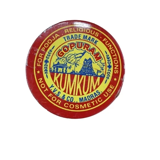 Gopuram Kumkum (Red Tin)