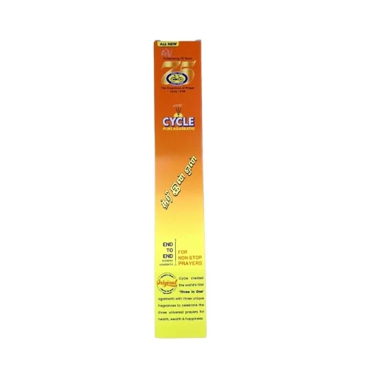 Cycle Three-in-One Agarbathi (Tamil)