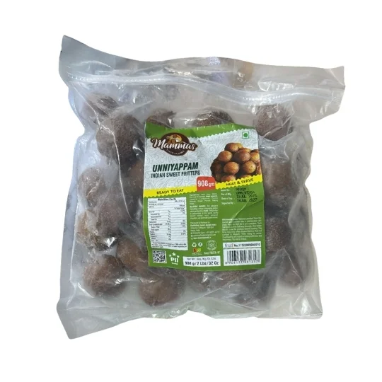 Mammas Frozen Unniyappam - Indian Sweet Fritters - 908g