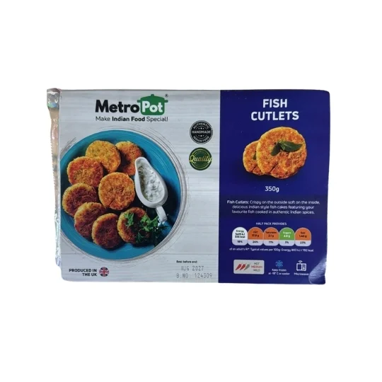 Metro Pot Frozen Fish Cutlets - 350g