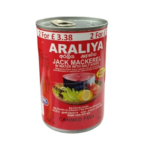 Araliya Jack Mackerel in Water 425g 2 for £ 3.38