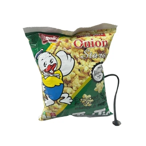 Uswatte Onion Stars Extruded Snack 60g