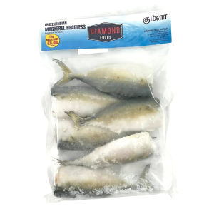 Diamond Seafoods Frozen Mackerel Headless 1kg