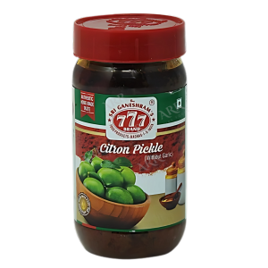 Shri Ganeshram's 777 brand Citron Pickle 300g