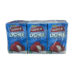 Quice lychee fruit drink pack of 6