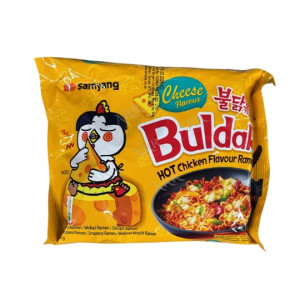 Samayang Cheese Flavour Buldak hot chicken flavour ramen 