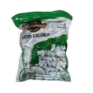 Mammas frozen sliced coconut