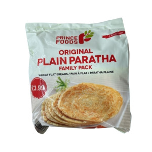 Prince foods frozen original plain paratha