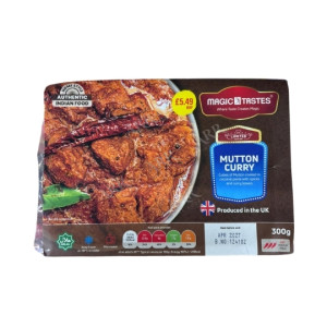 Magic tastes frozen mutton curry
