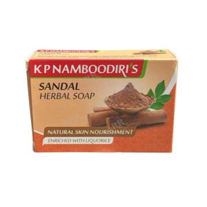 KP Namboodiri's Sandal Herbal Soap 75g