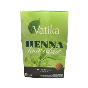 Vatika Henna Hair Colour Black Brown 60g