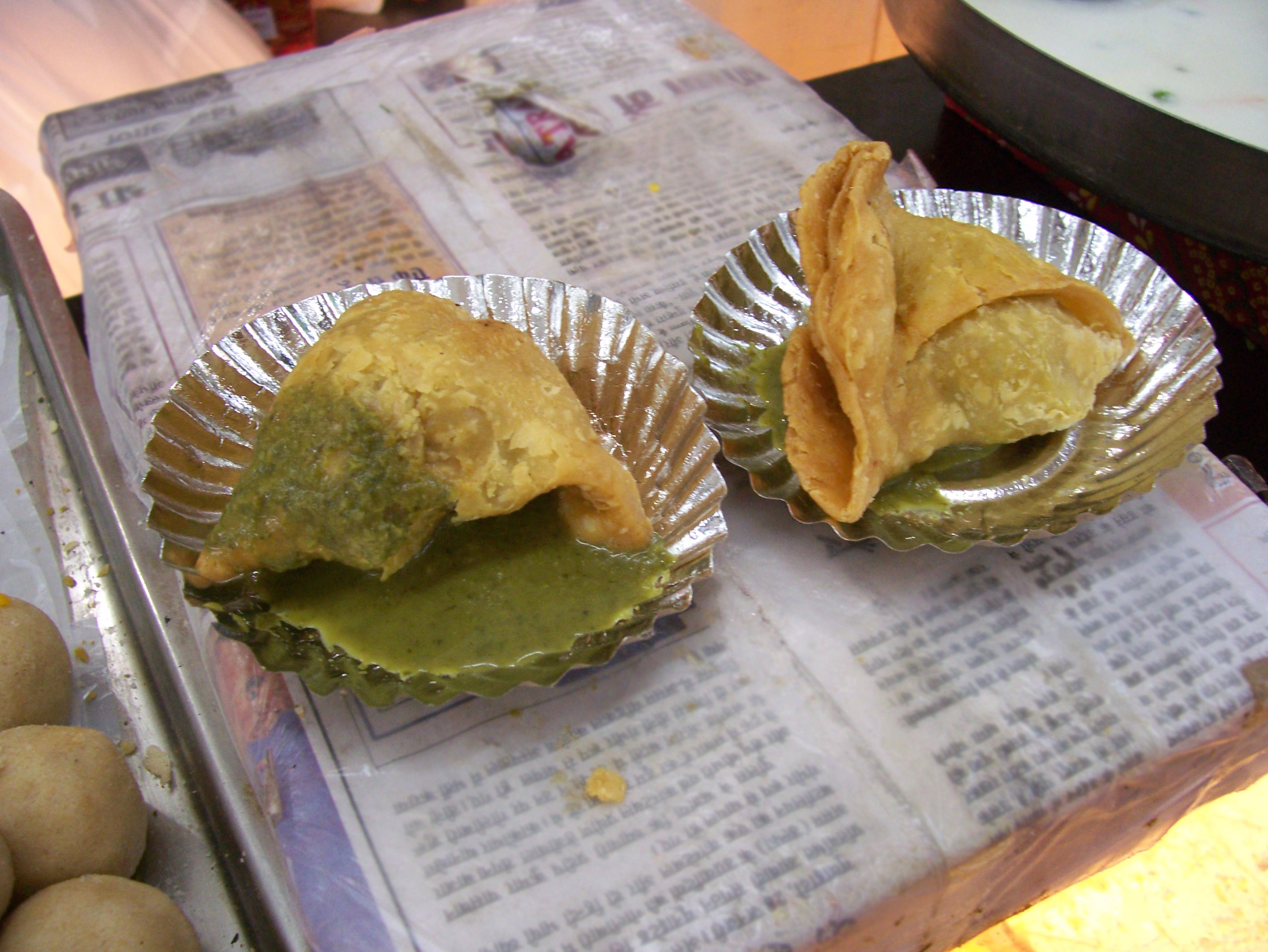 Vegetable & Meat Samosa